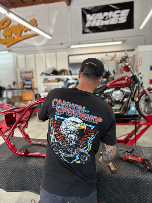 Eagle + Harley FXR t-shirt