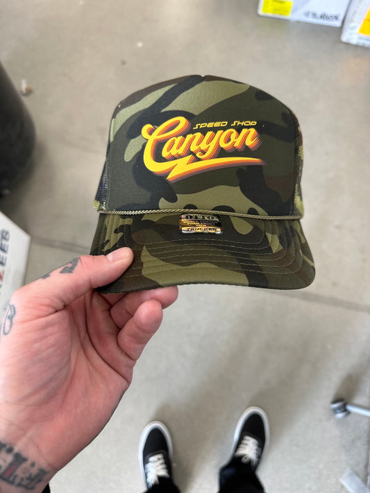 Camo Canyon Speed Shop Hat