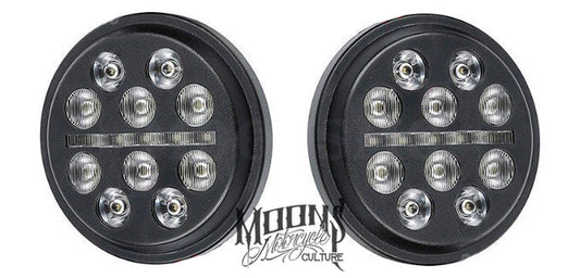 4.5" Inch MOONSMC® Fly Eye LED Auxiliary / Passing Lamps