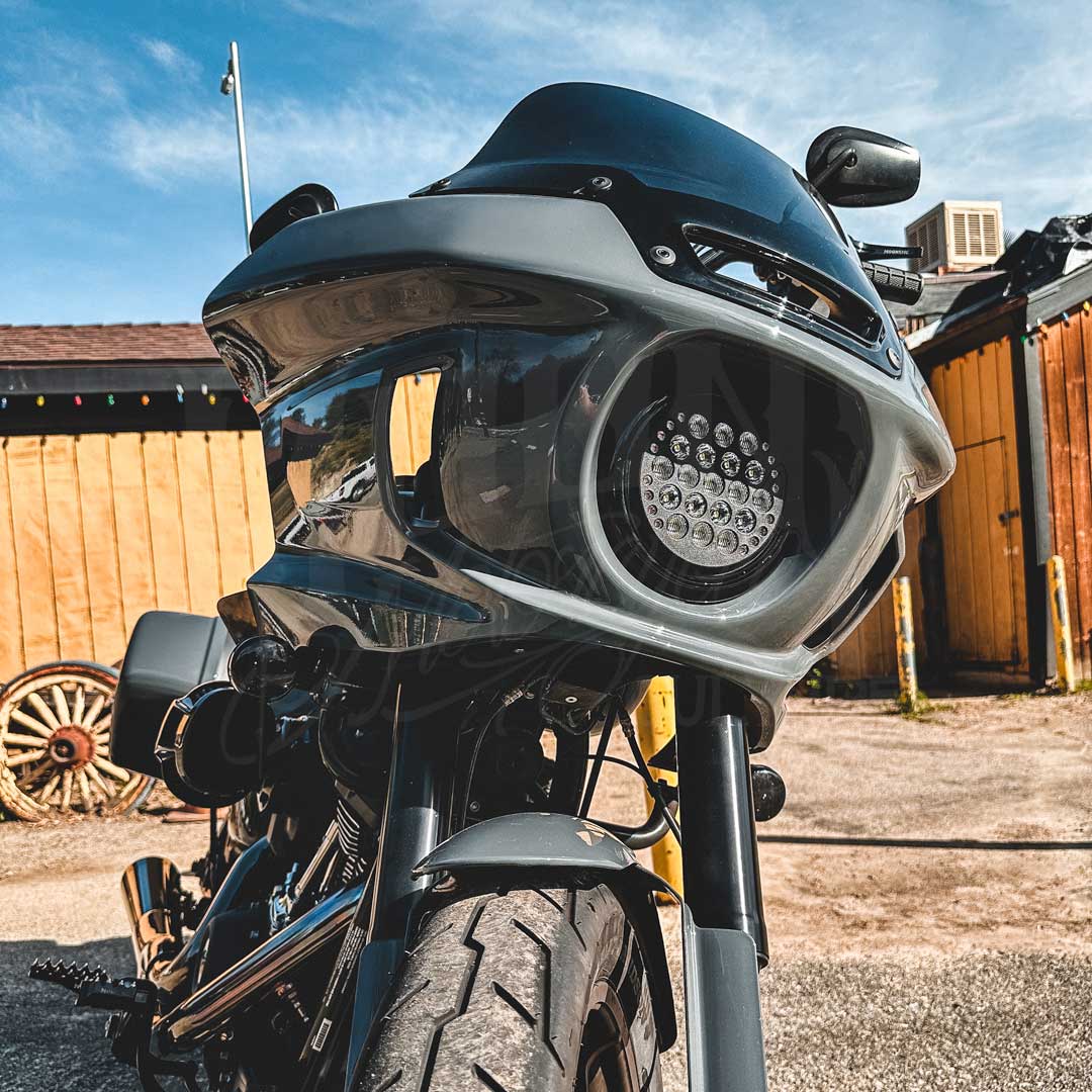 MOONSMC® SOFTAIL FXLRST HEADLIGHT BRACKET KIT